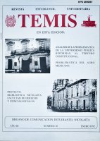 TEMIS, Publicación oficial de la Facultad de Derecho y Ciencias Sociales