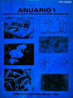 Anuario 1 Instituto de Investigaciones Químico Biológicas