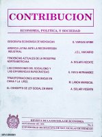 Contribución, Revista de la Escuela de Economía de la U.M.S.N.H.