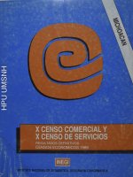 X Censo comercial y X Censo de servicios 1989