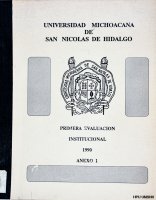 Primera evaluación institucional