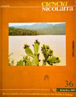 Ciencia Nicolaita, Revista científica de la Universidad Michoacana de San Nicolás de Hidalgo