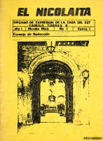 El Nicolaita, Órgano de expresión de la casa del estudiante Camilo Torres R.