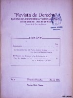 Revista de Derecho, Facultad de jurisprudencia y ciencias sociales Universidad Michoacana