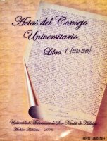 Actas del Consejo Universitario, Libro 1, 1918-1919