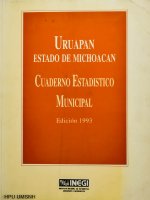 Uruapan Estado de Michoacán, Cuaderno estadístico municipal 1993