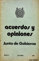 Acuerdos y opiniones, Junta de Gobierno